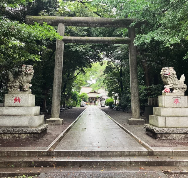現場近くの神社。とても良い雰囲気。平日の午前中でにわか雨だったので落ち着いて散策できました。夏祭りもあるそうで、近所にもこんな場所があったら🍧 #前鳥神社 #にわか雨 #風鈴